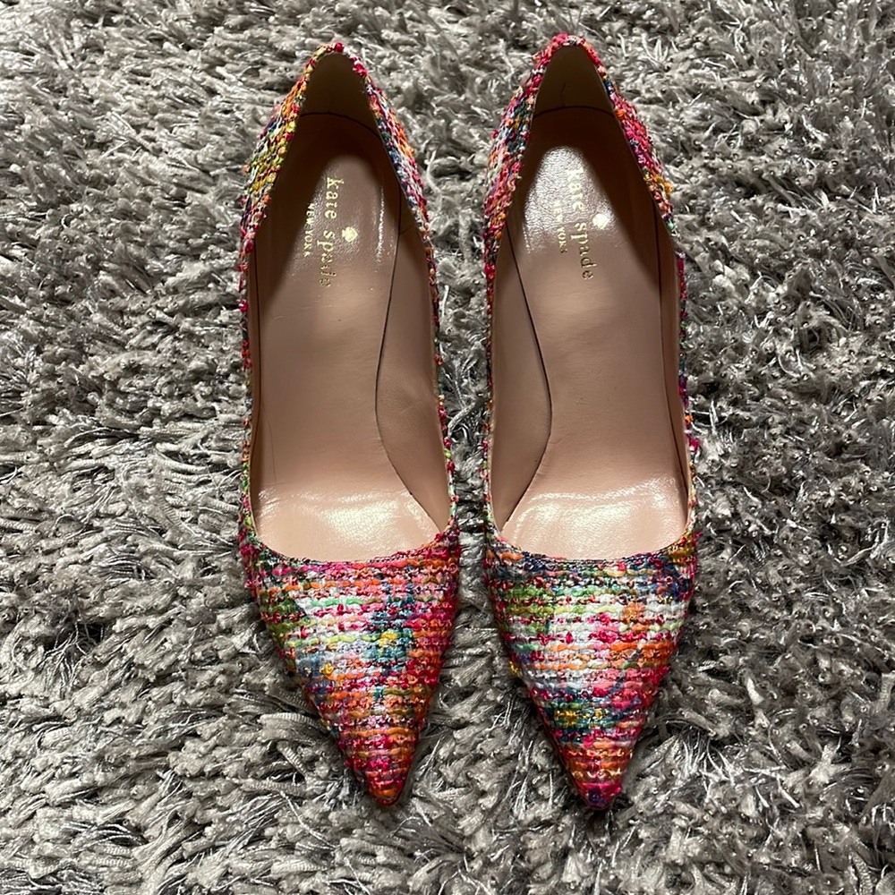 Kate Spade Licorice Tweed Pump, multicolored